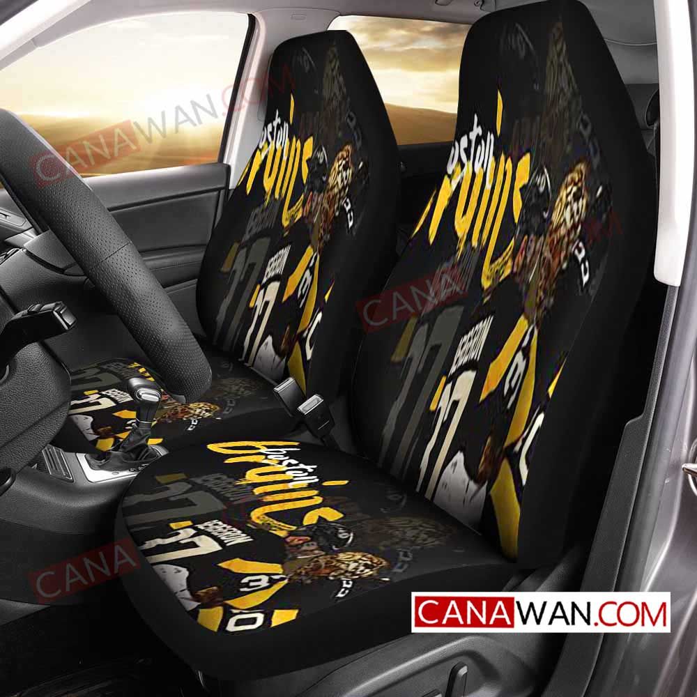 Boston Bruins Style895 3D Customized Personalized Car Seat Cover