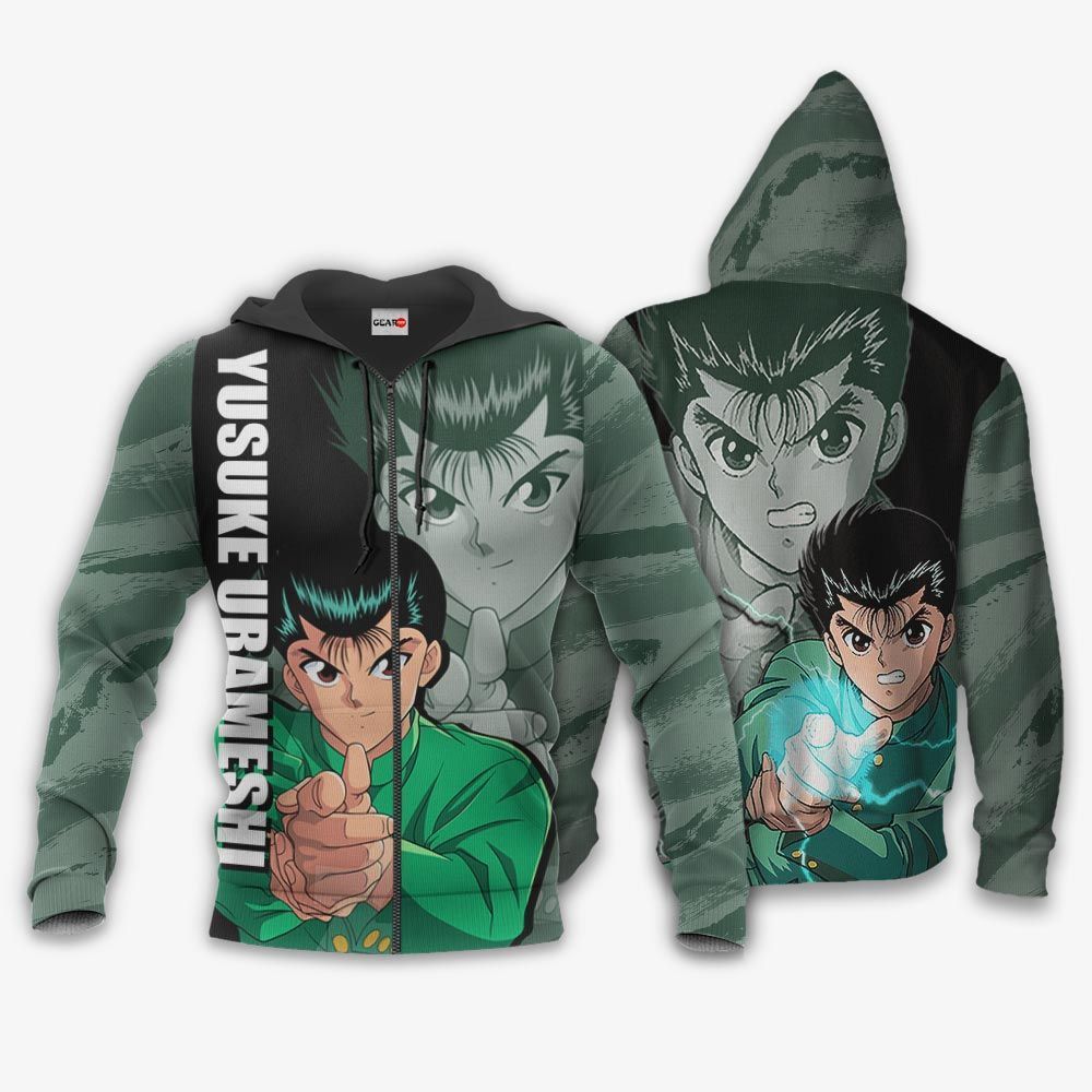 Yu Yu Hakusho Yusuke Urameshi Hoodie Anime Shirt Jacket