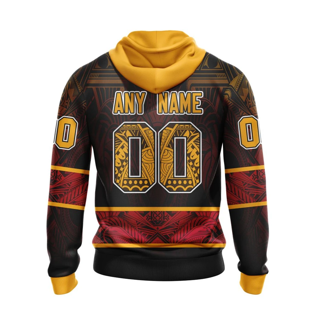 Hoodie Calgary Flames, Specialized Native With Samoa Culture V0222 Qtnhl080524A3813Hd