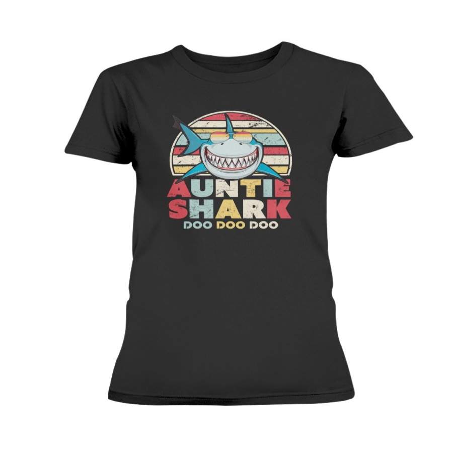 Auntie Shark T-Shirt. Doo Doo Doo Tee.