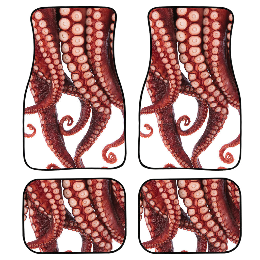 Octopus Tentacles Print Front And Back Car Floor Mats, Front Car Mat