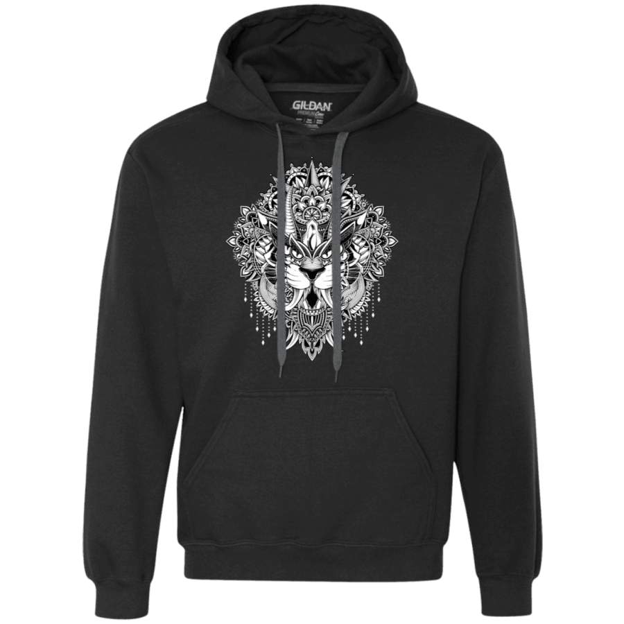 Tiger Mandala Premium Fleece Hoodie