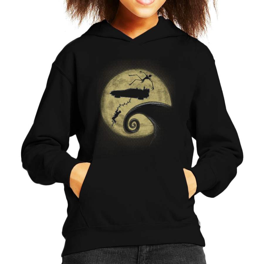 Nightmare Before The Future Back To The Future Mashup Kid’s Hooded Sweatshirt