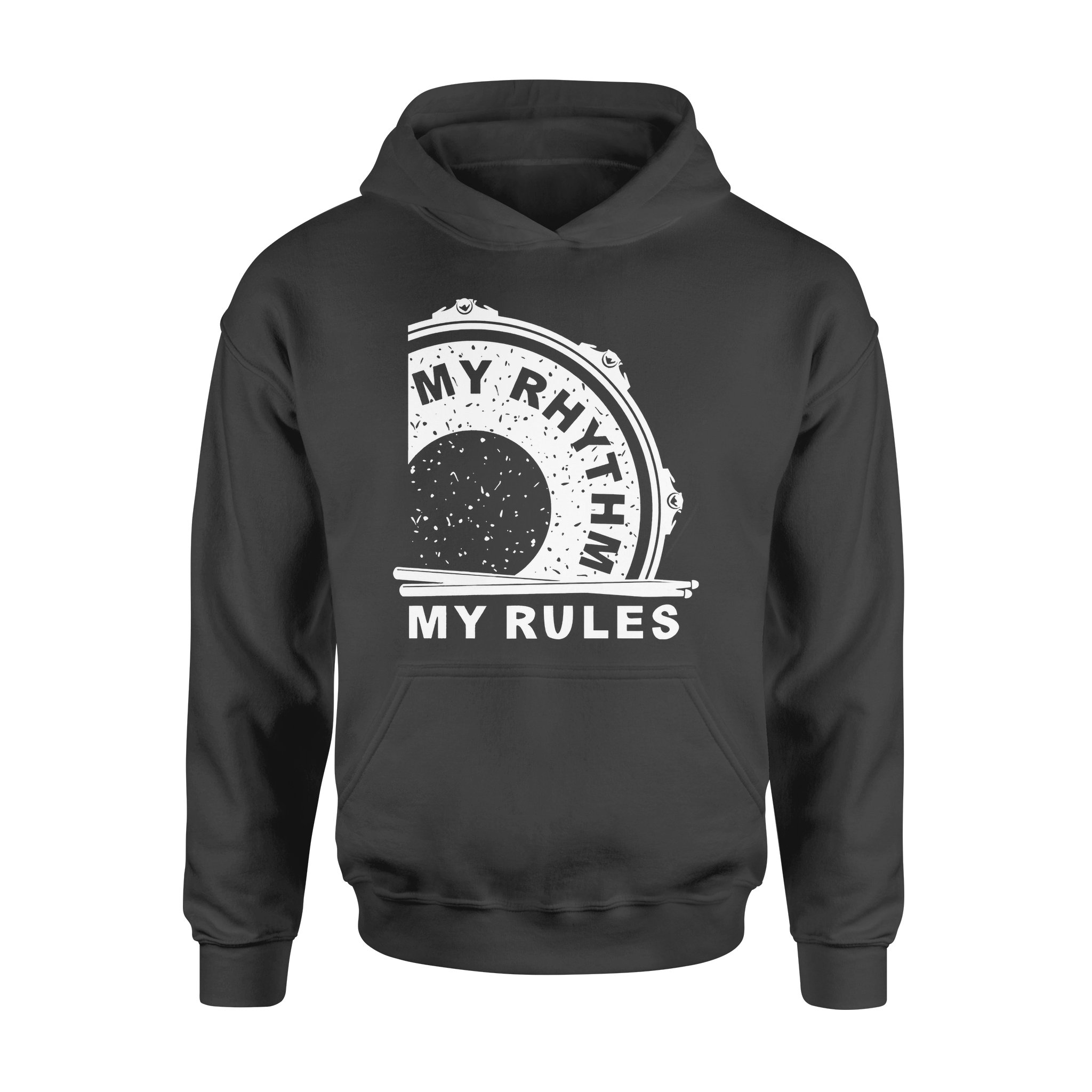 Drummer My Rhythm My Rules – Premium Hoodie