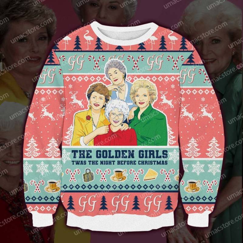 The Golden Girls TGGV3 3D Print Ugly Christmas Sweatshirt