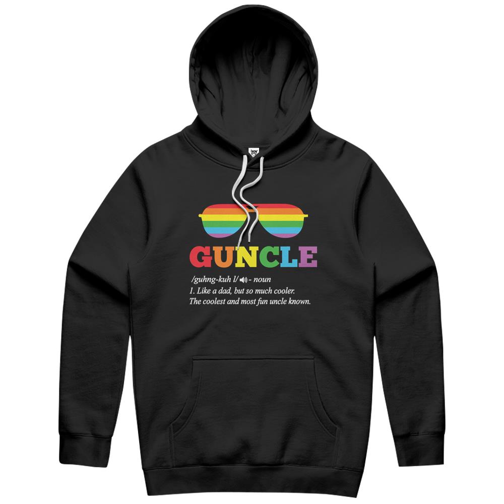 Guncle Gift Gay Uncle Pride Rainbow Lgbt Uncle Hoodie