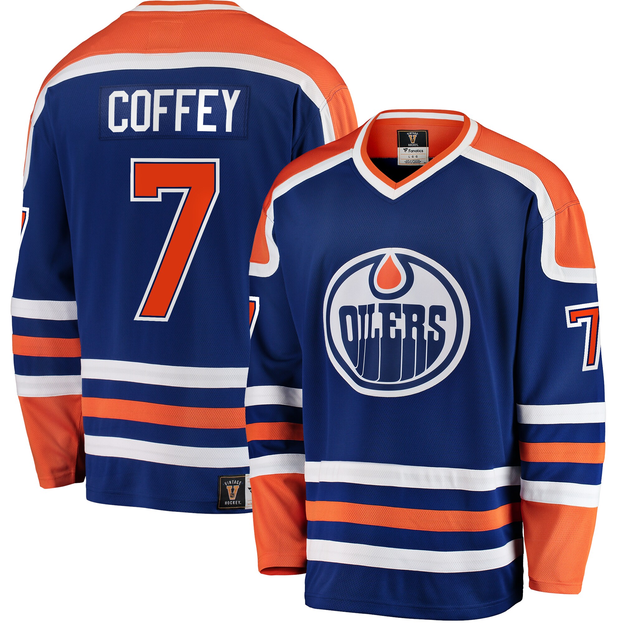 Paul Coffey Edmonton Oilers Branded Premier Breakaway Retired Player Jersey – Blue