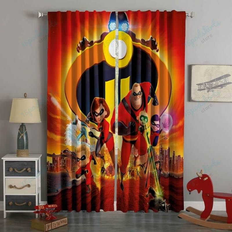 3D Printed Incredible 2 Style Custom Living Room Curtains