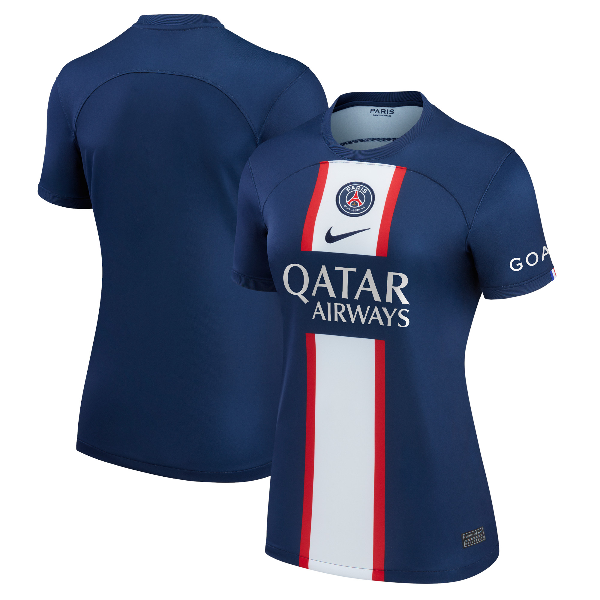 Paris Saint-Germain Women's 2022/23 Home Replica Blank Jersey – Blue