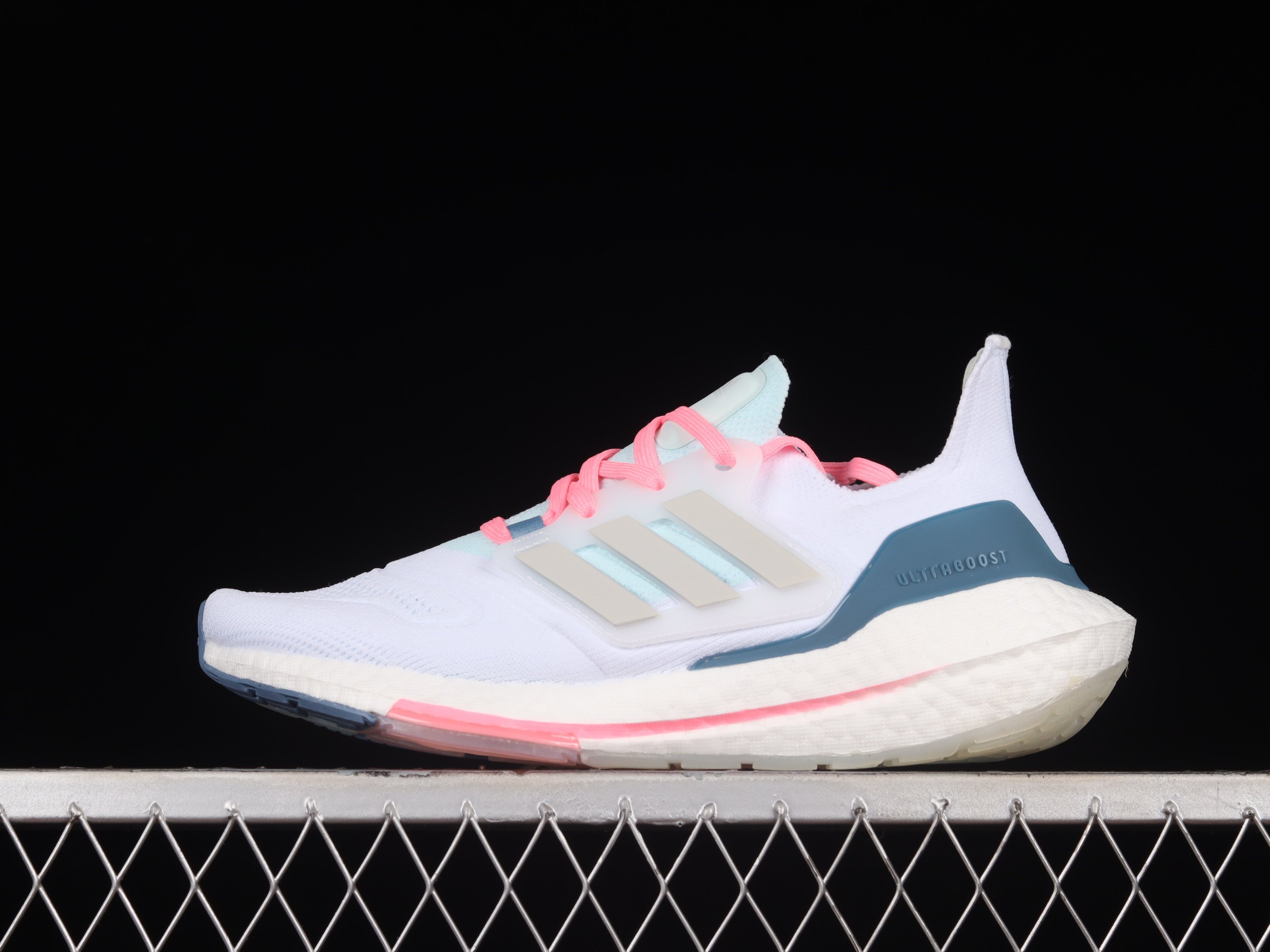 adidas Ultraboost 22 Cloud WhiteDark BluePink Shoes Sneakers SNK165965329