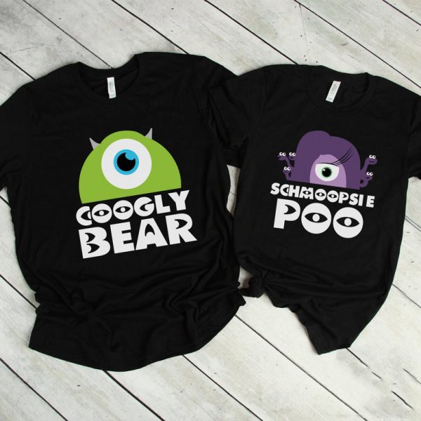 Googly Bear And Schmoopsie Poo Couple Shirts Monsters Matching T-Shirts Hn