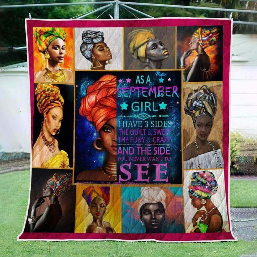 African American Quilt Designs Galaxy September Girl Pretty Afrocentric Lady Black History Month Gift Idea 250195