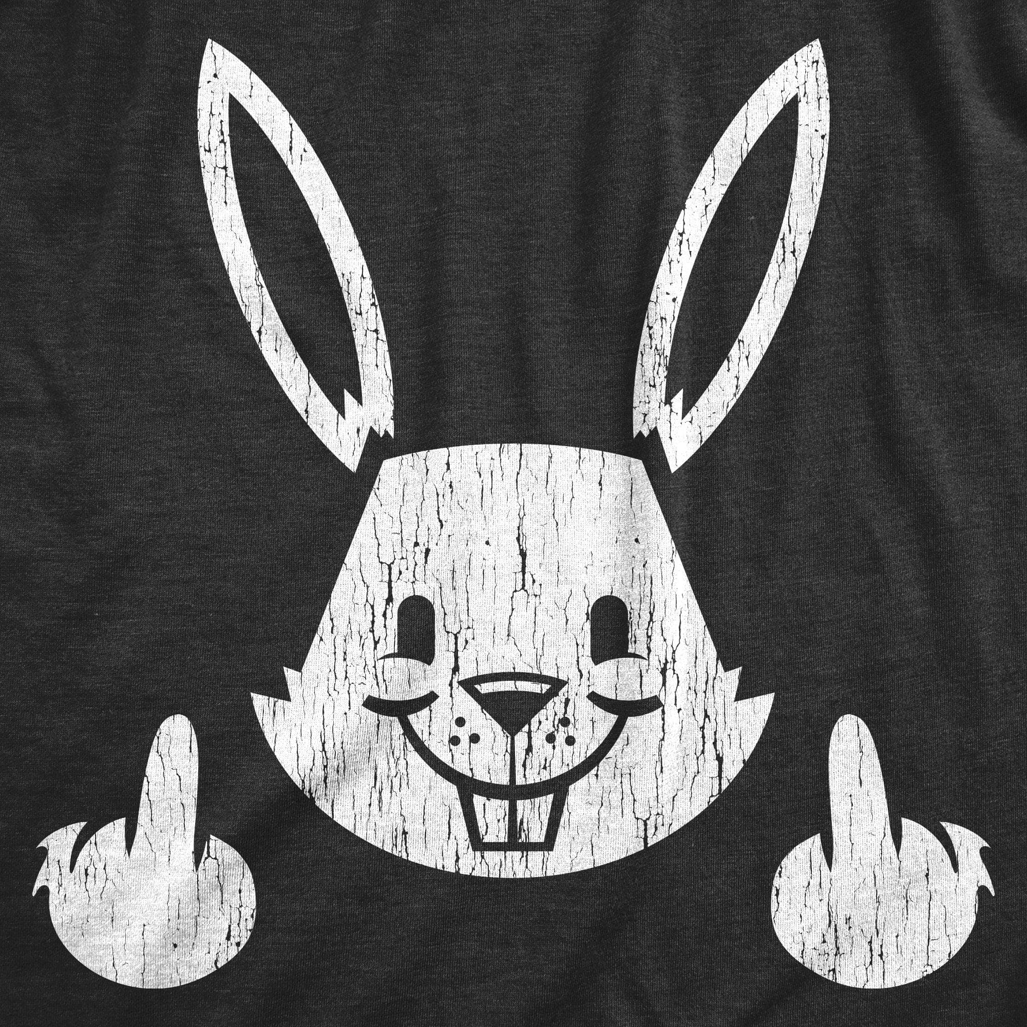 Bunny Flipping The Bird Women’S Tshirt