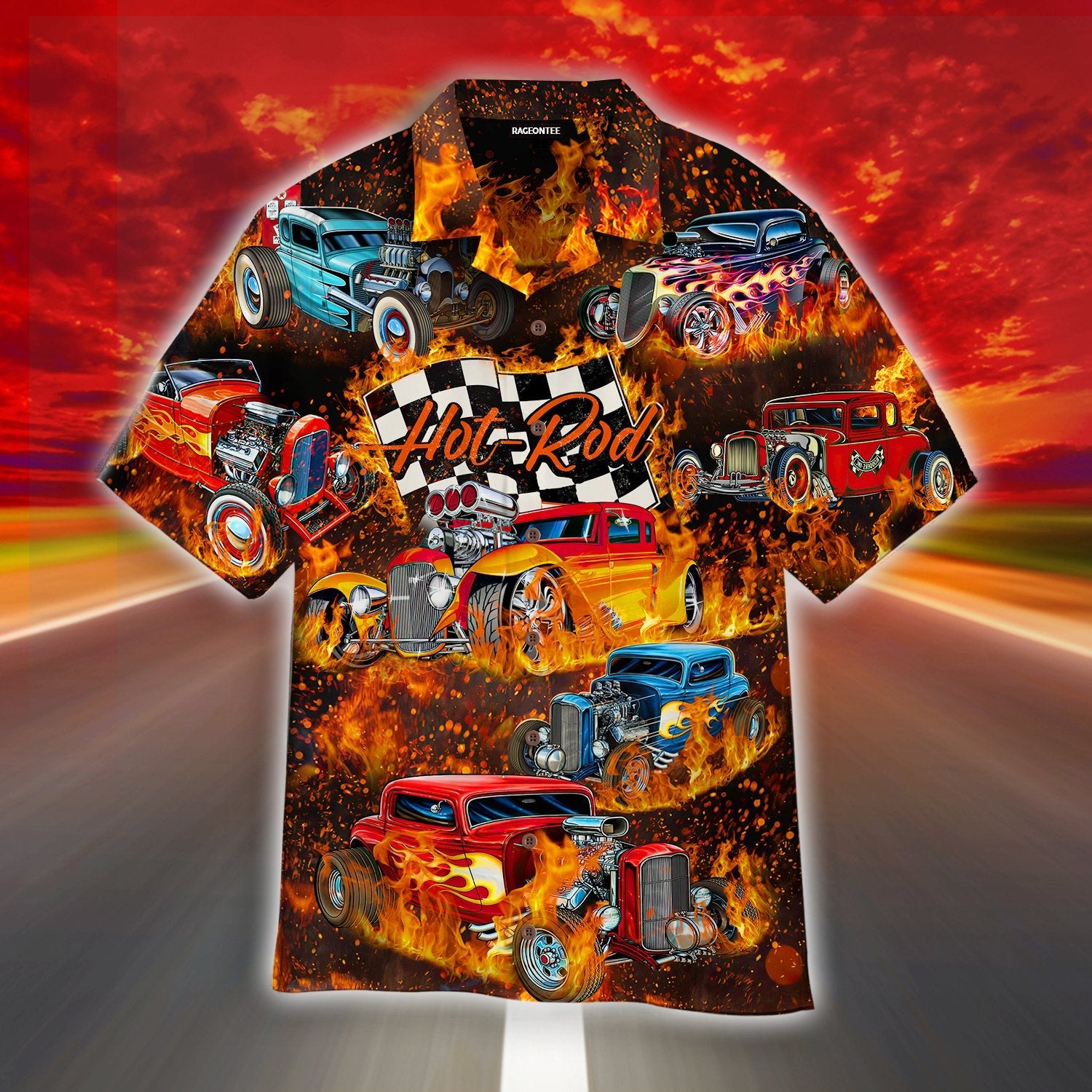 Hot Rod Hawaii Shirt For Men Women Adult Ha24622