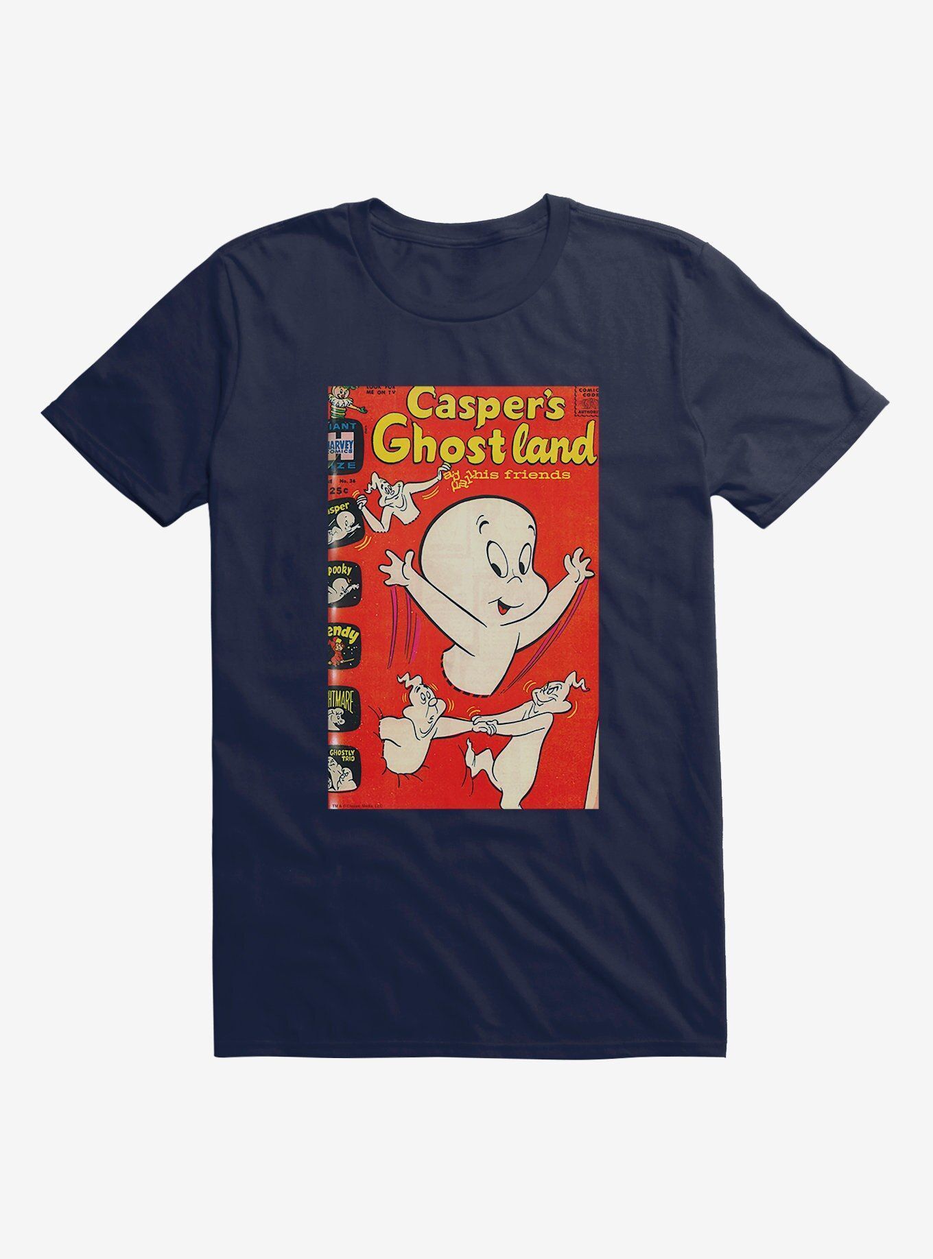 Coolteess Com Casper The Friendly Ghost Ghostland And Friends Peekaboo Shirt Midnight Shirt