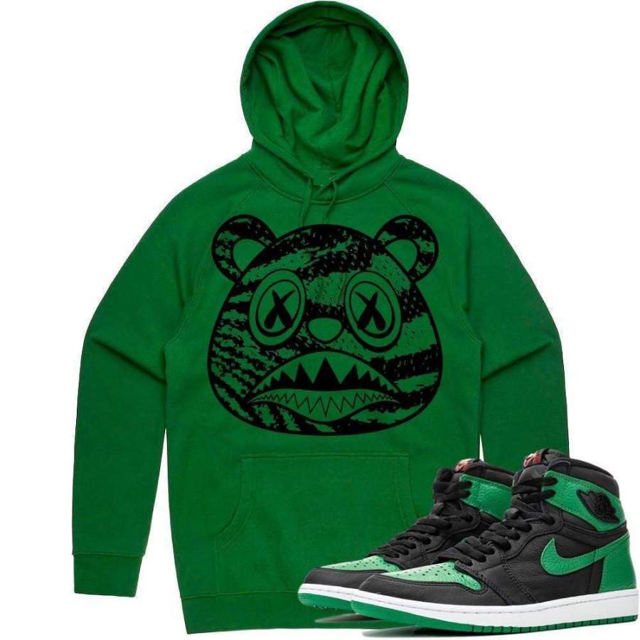 ZEBRA BAWS – Jordan Retro 1 Pine Green 2020 Sneaker Hoodie