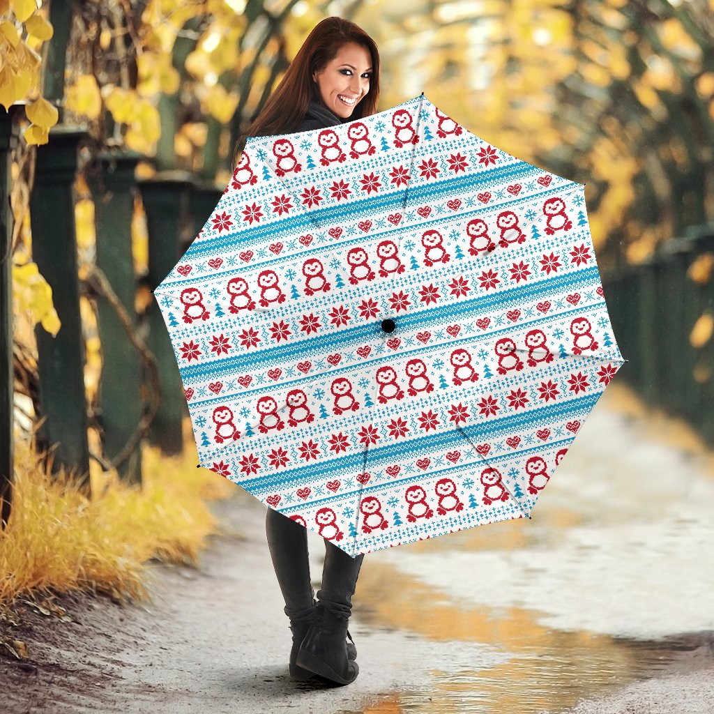 Penguin Sweater Printed Pattern Umbrella