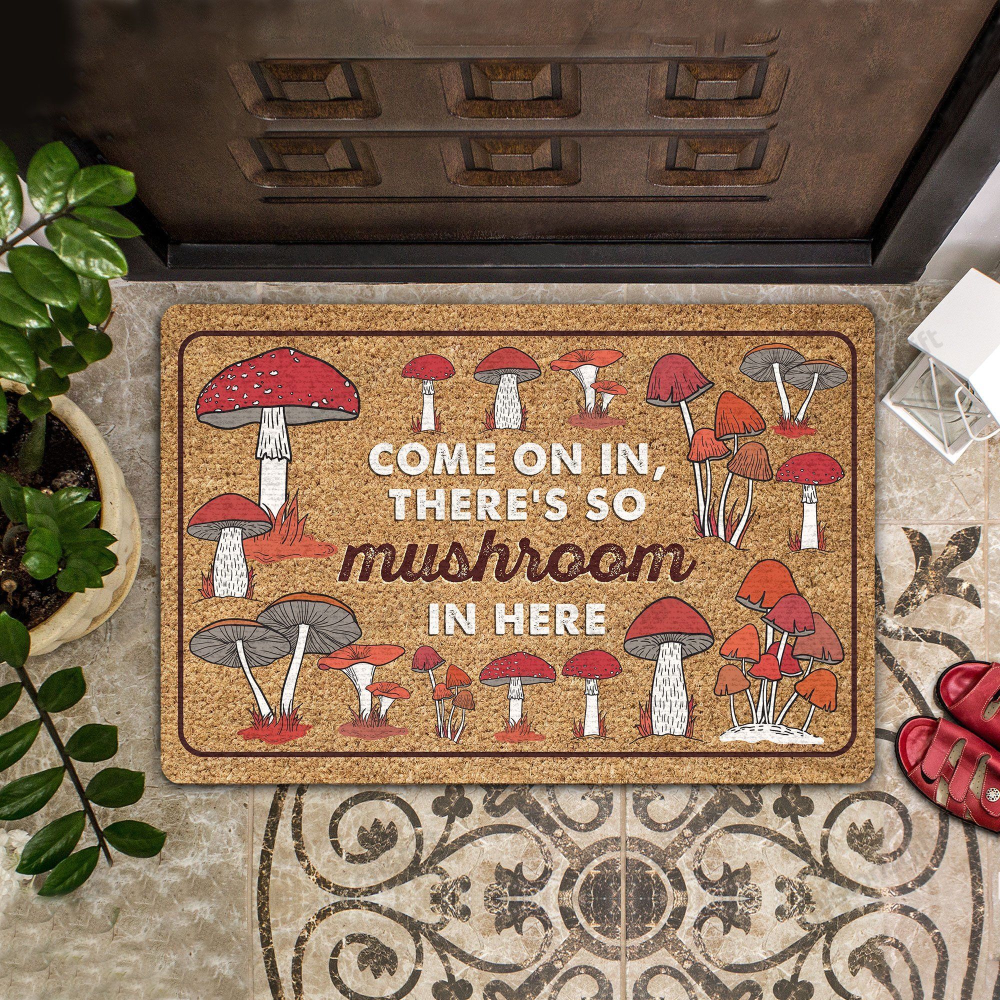 Come On In Coir Pattern All Over Printing Doormat