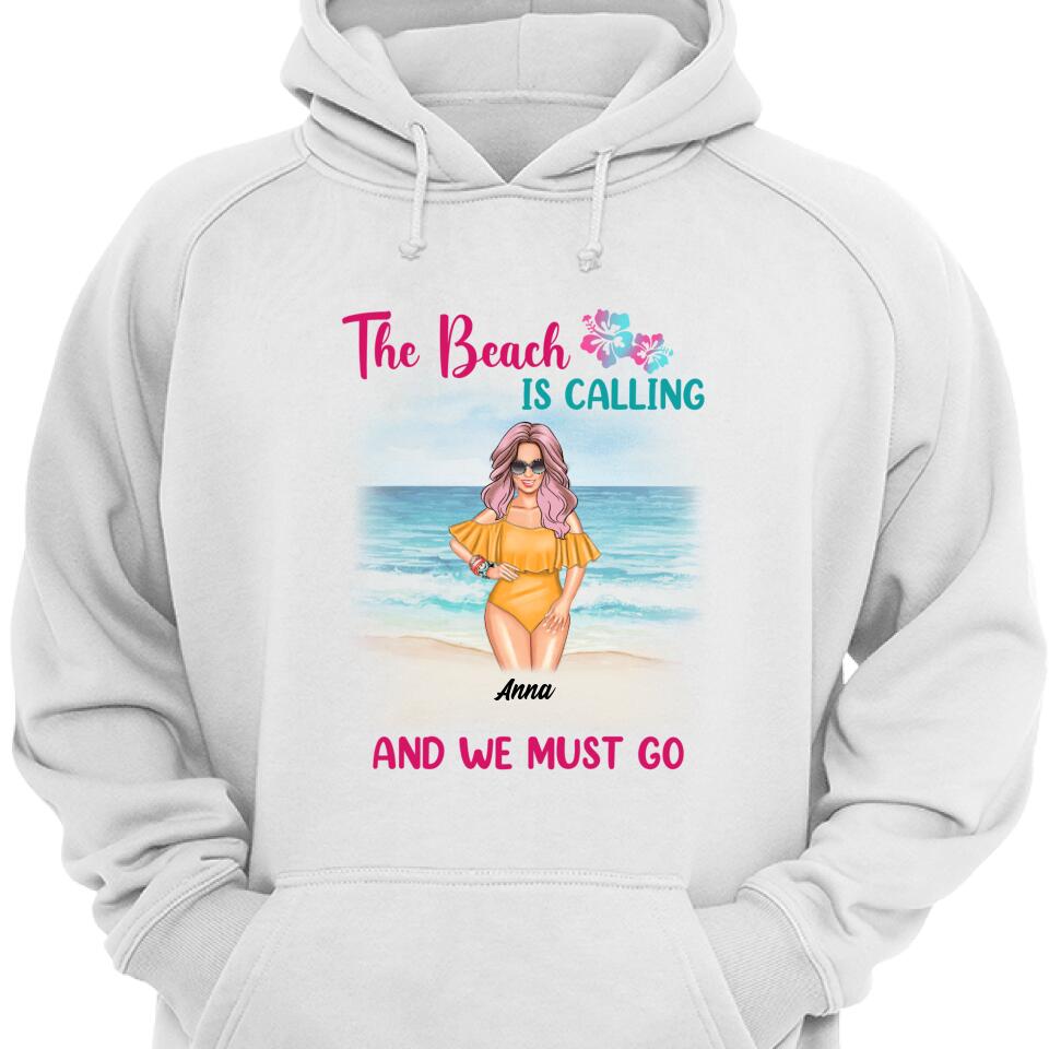 Personalized Beach Is Calling Friends Hoodie, Best Gift For Bestie – Trending Personalized