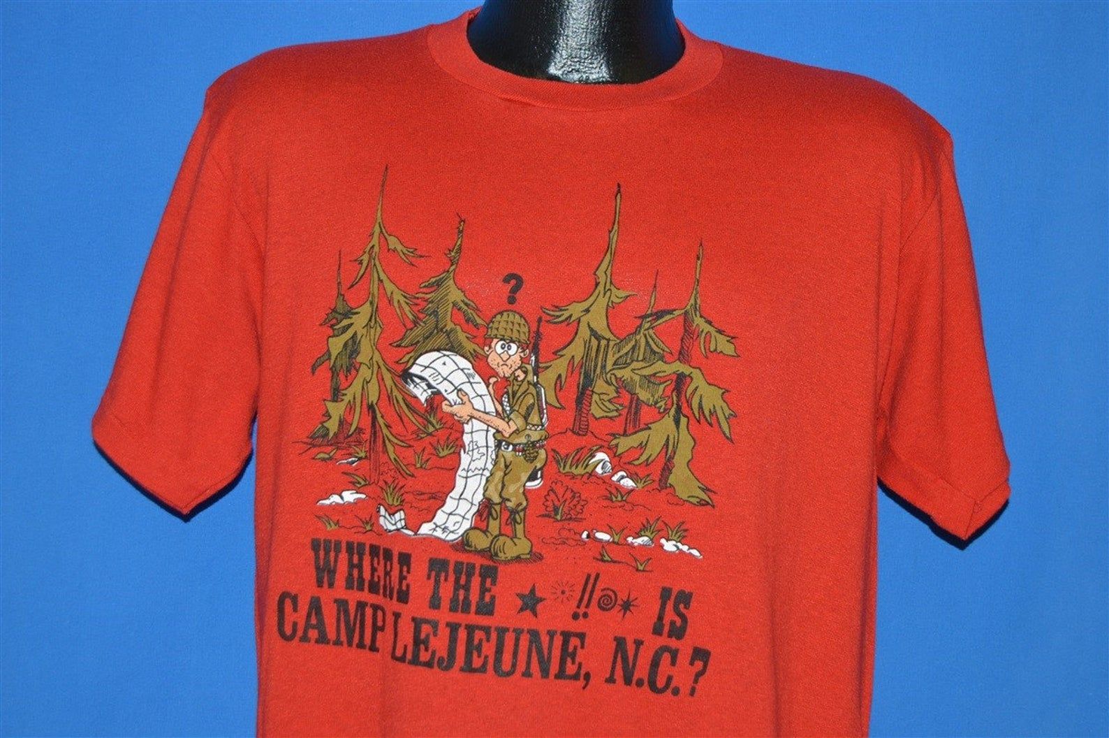 80S Where The Is Camp Lejeune Nc T-Shirt