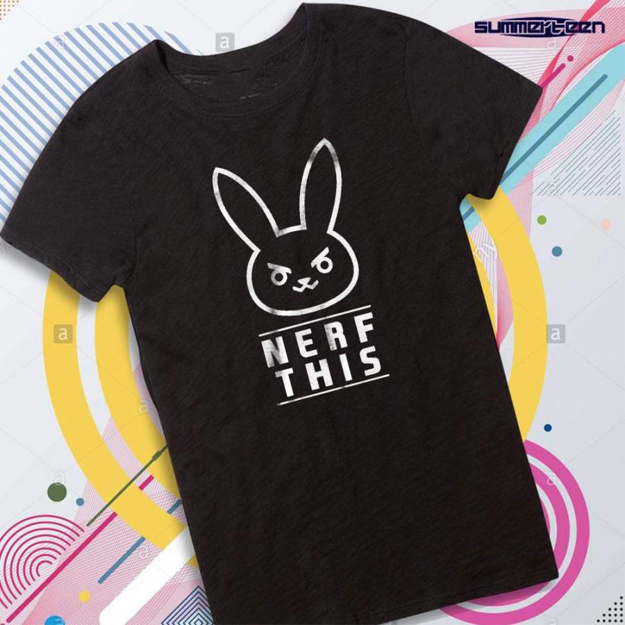 Nerf This Dva Bunny Overwatch Logo Women’S T Shirt