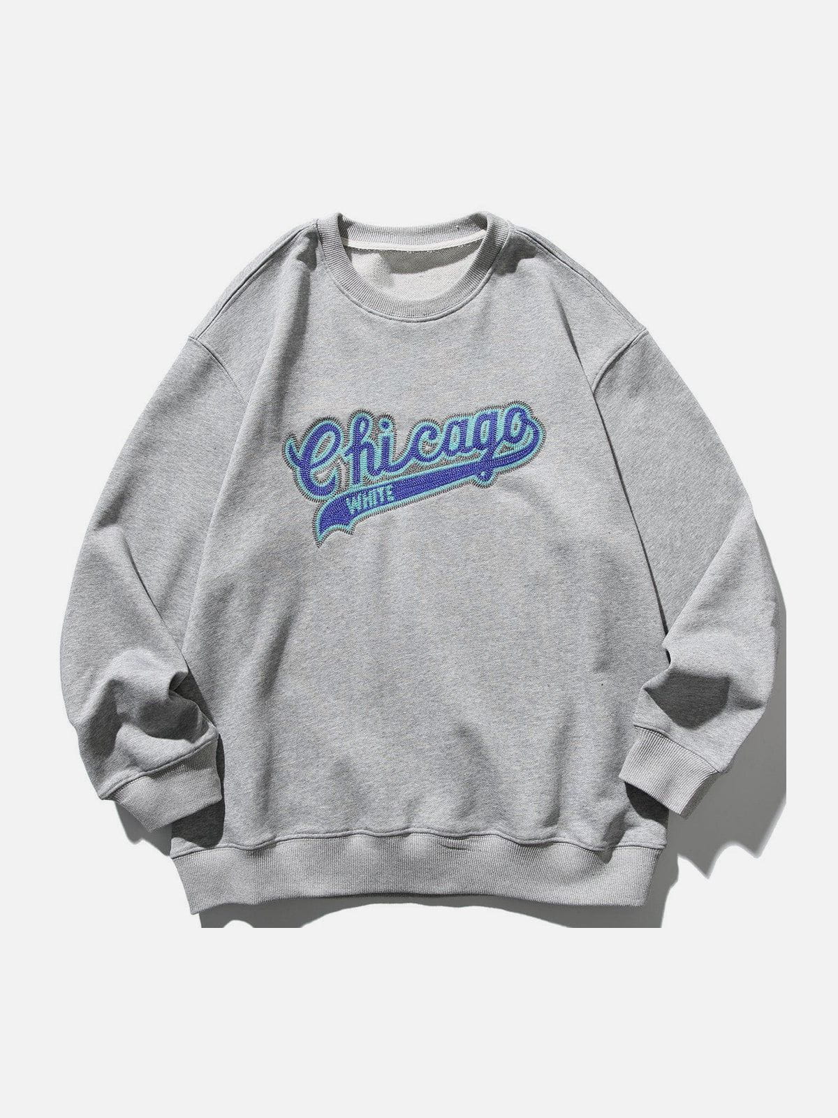 Talishko™ – Chest Letter Embroidery Sweatshirt