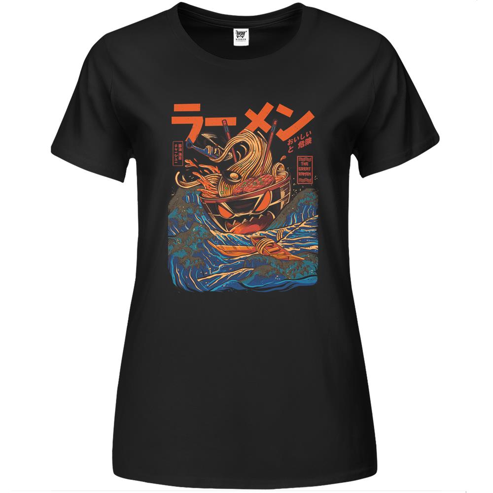 The Great Ramen Off Kanagawa Premium Womens T Shirts