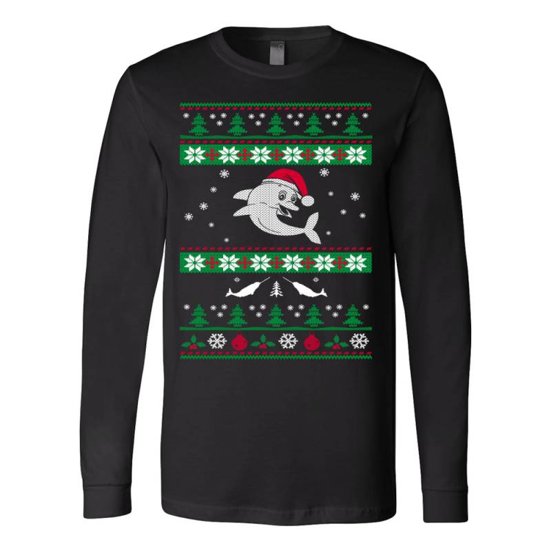 Dolphin ugly christmas sweater