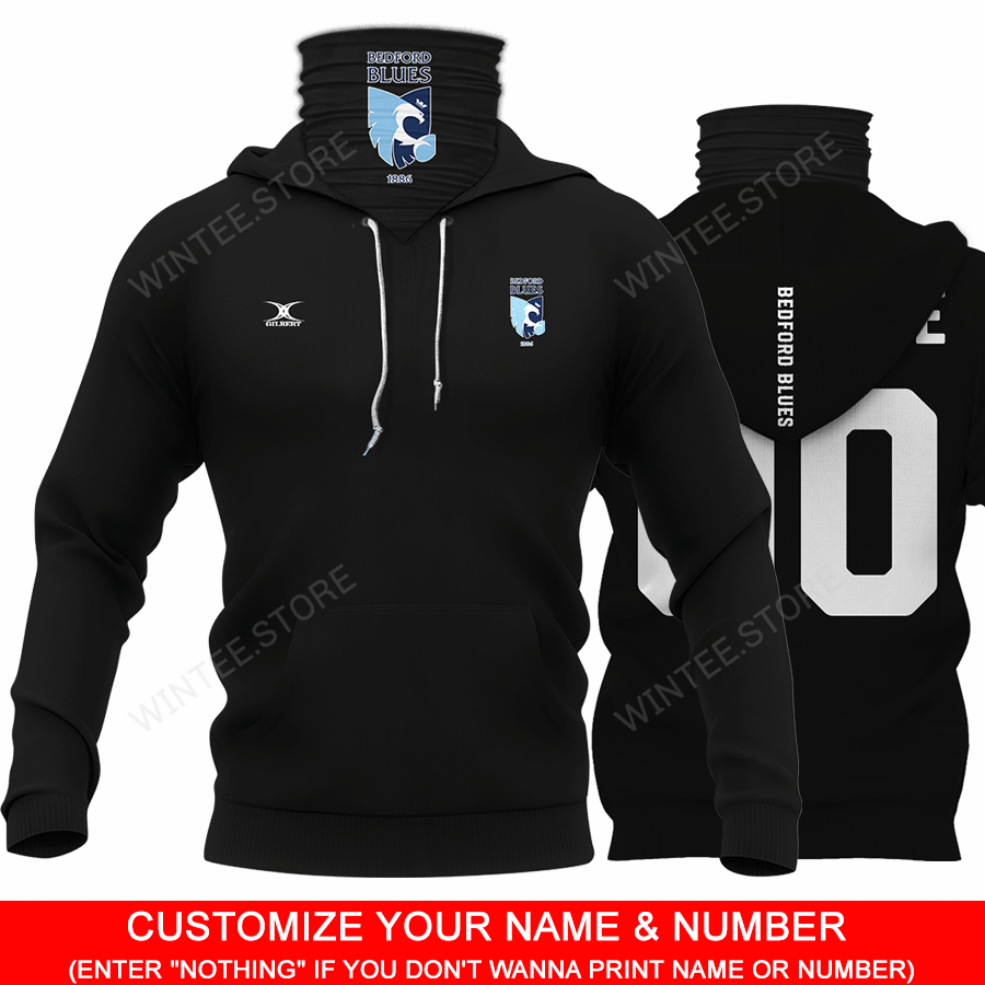 17BedfordBlues001 |HoodieMask| CUSTOMIZE YOUR NAME & NUMBER | HOT SALE 3D PRINTED