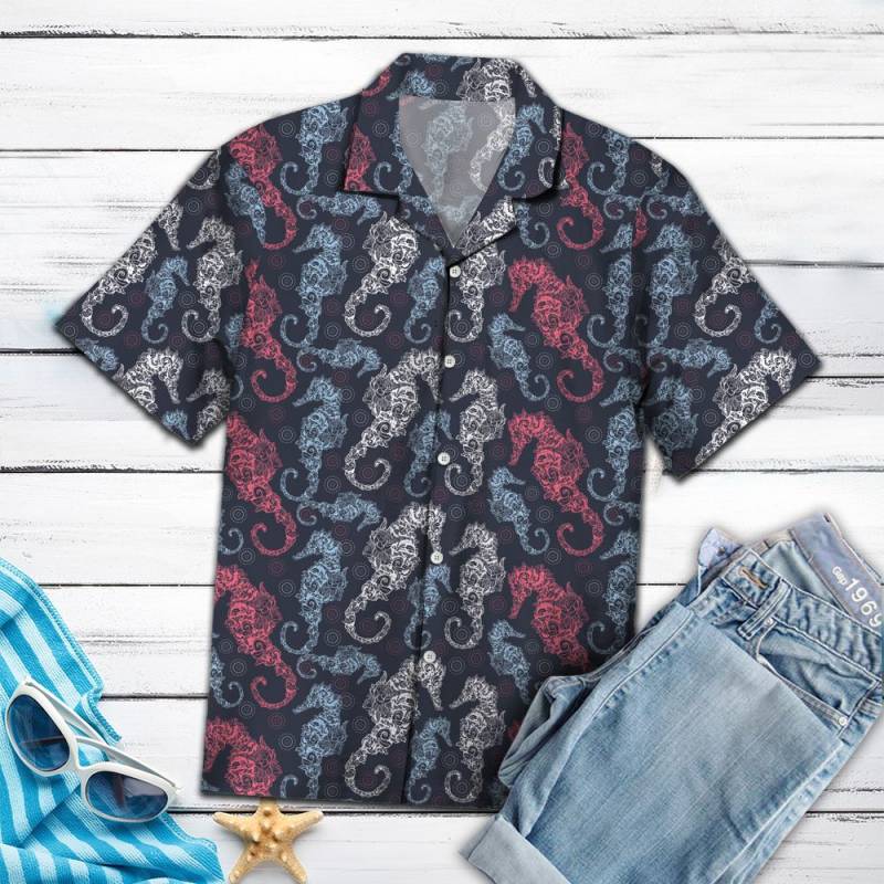 Amazing Seahorse Hawaiian Shirt Ha55032