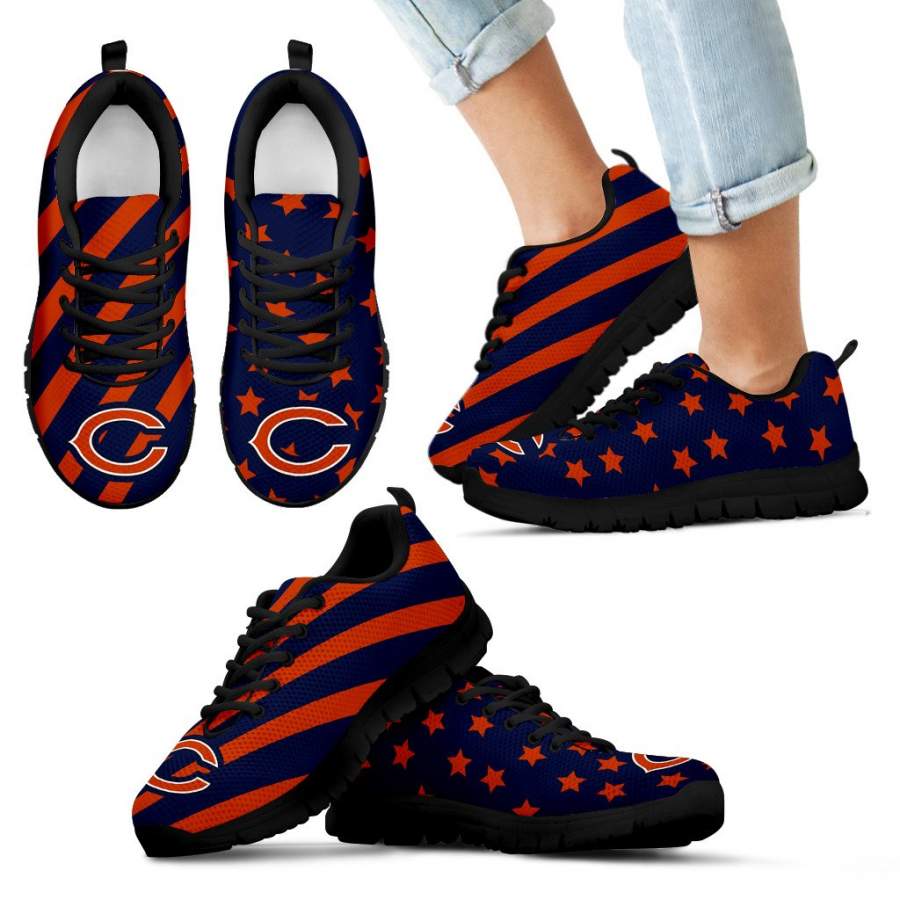 Splendid Star Mix Edge Fabulous Chicago Bears Sneakers