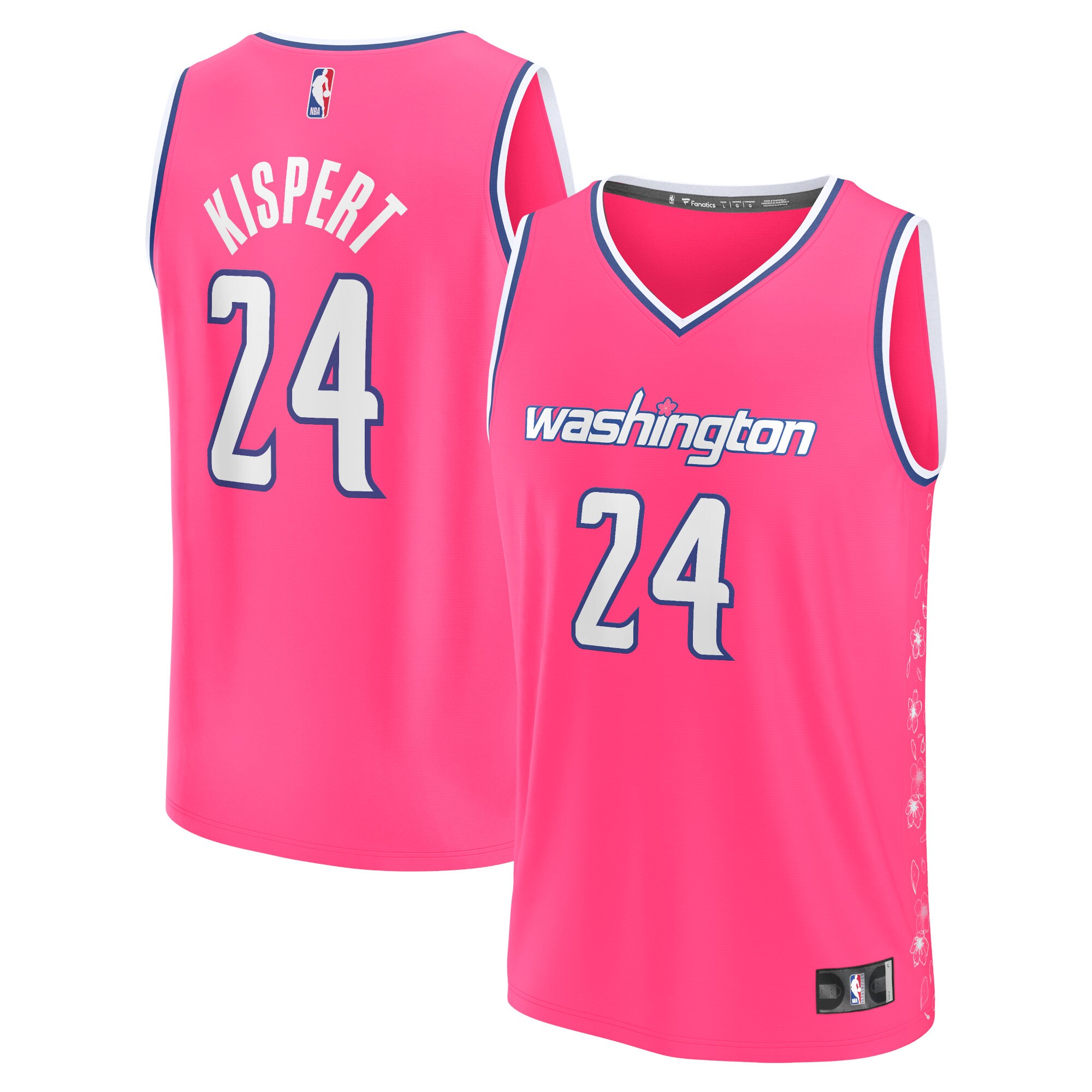 Corey Kispert Washington Wizards Fastbreak Jersey – City Edition – Pink