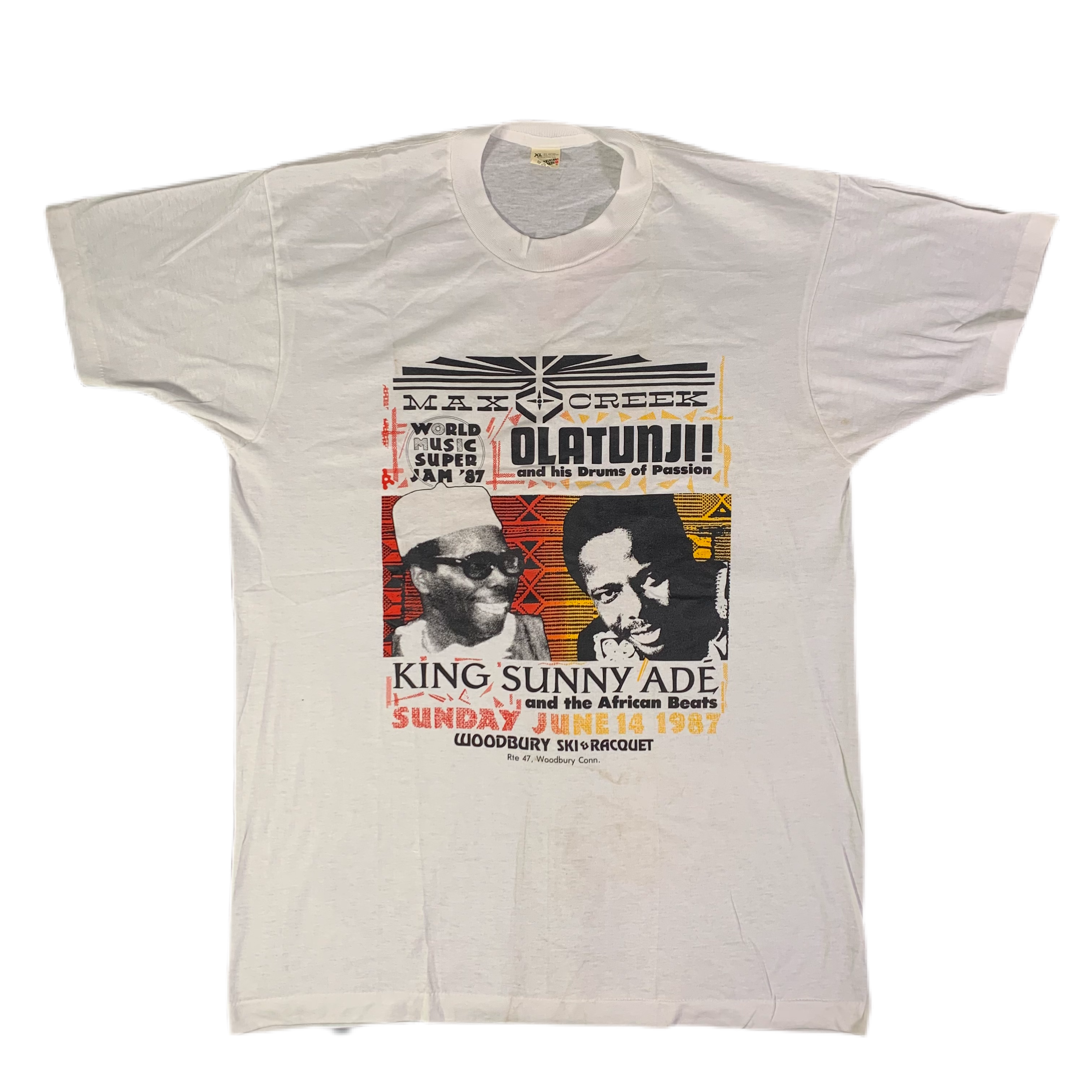 Vintage Olatunji King Sunny Adé “World Music Super Jam ’87” T-Shirt