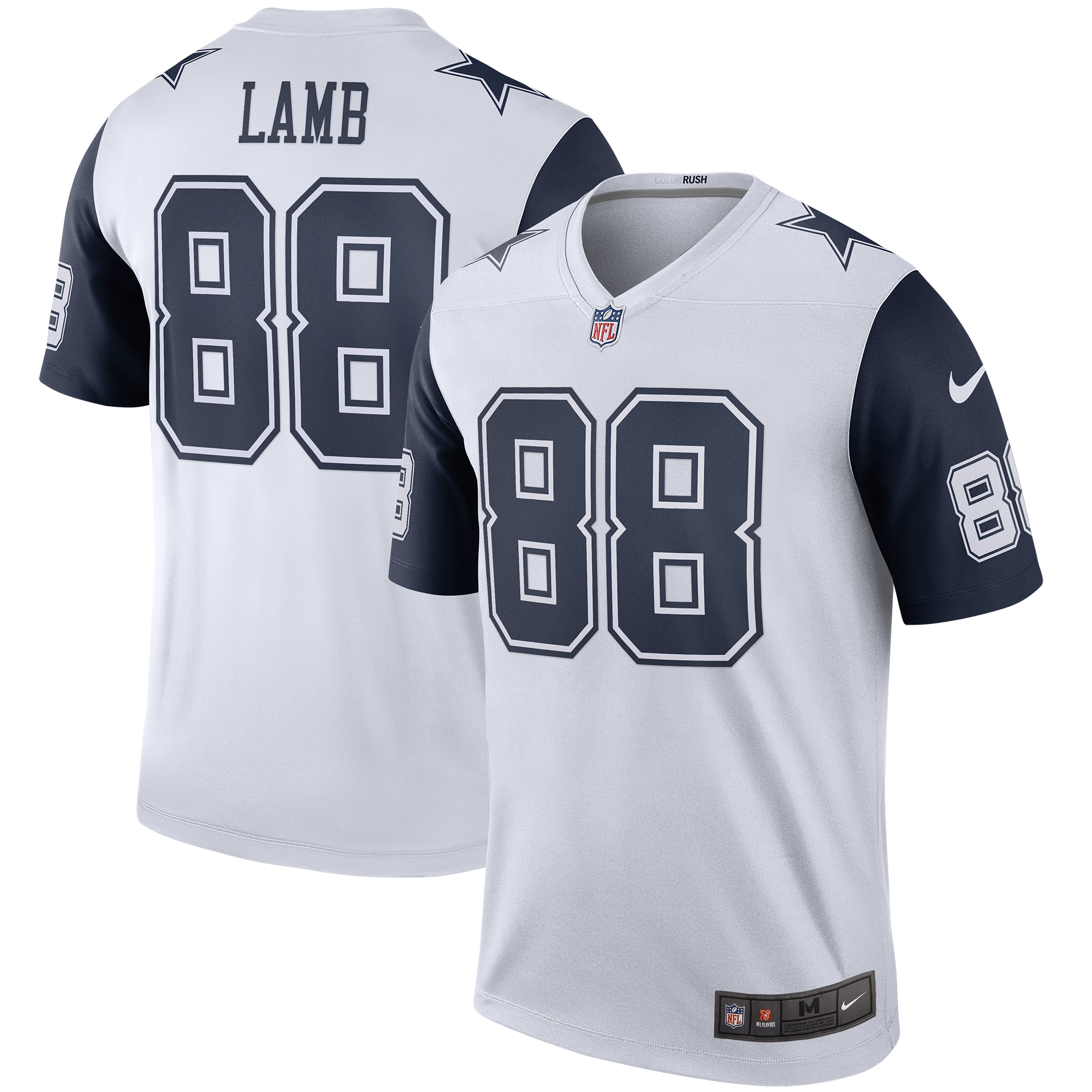 Men’s Dallas Cowboys CeeDee Lamb White 2nd Alternate Legend Jersey