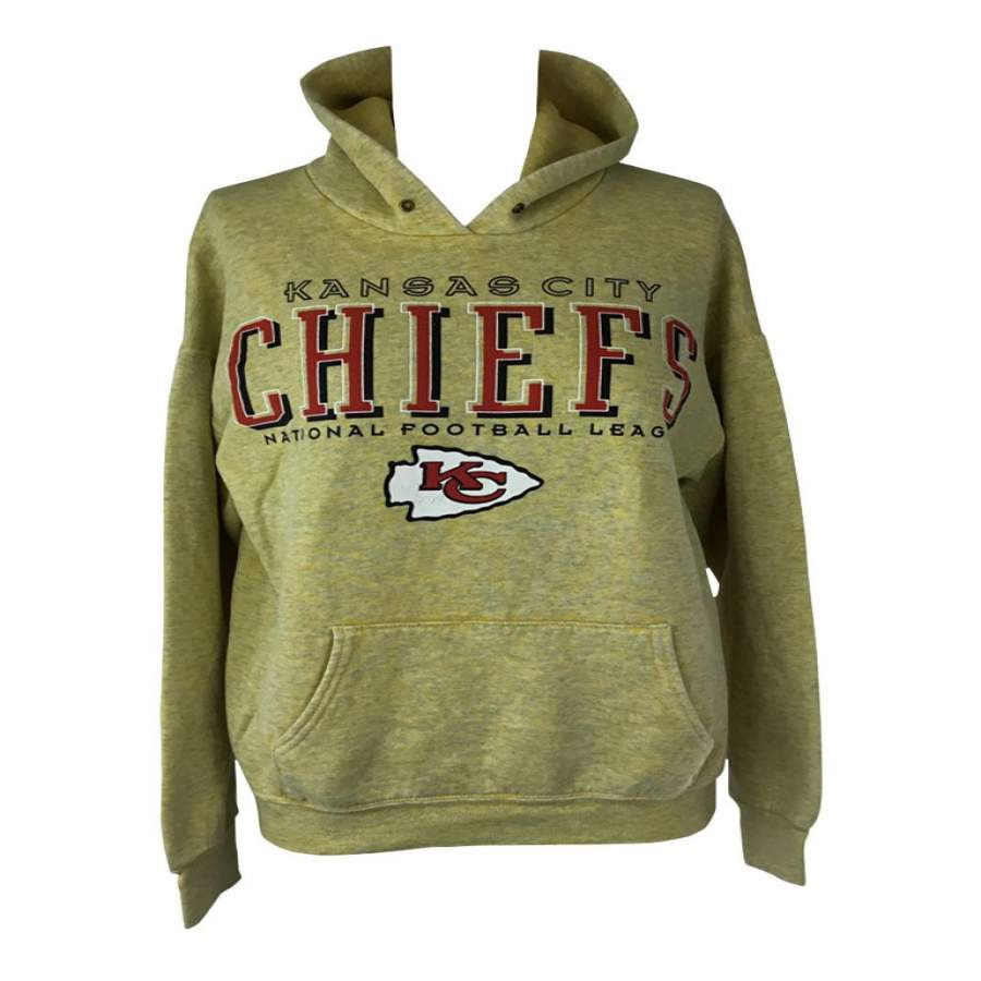 Vintage Kansas City Chiefs Graphic Hooded Sweatshirt S0089