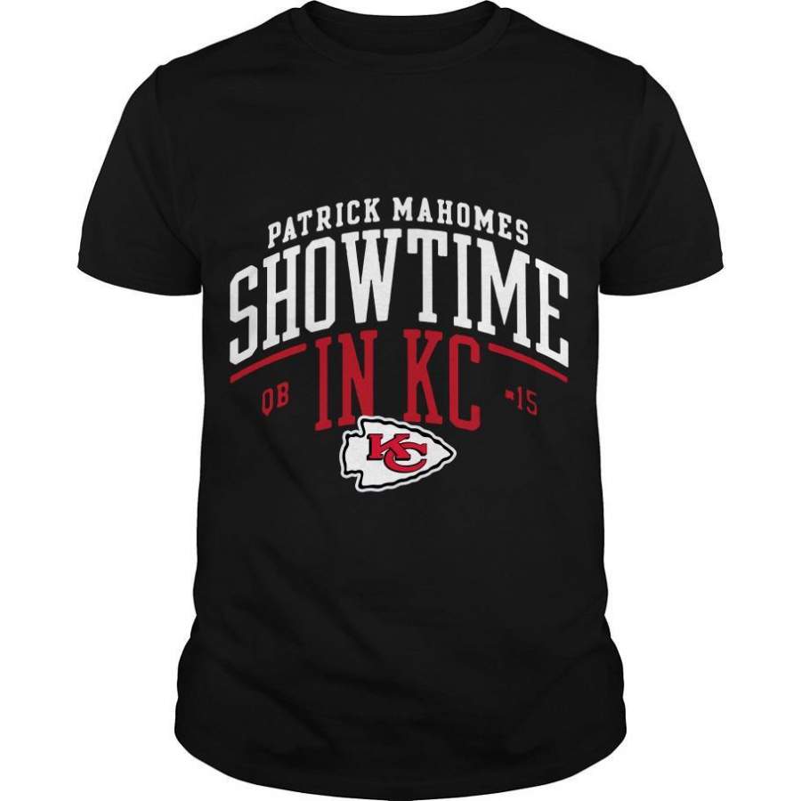 Kansas City Chiefs Patrick Mahomes Showtime in KC Official T-Shirt