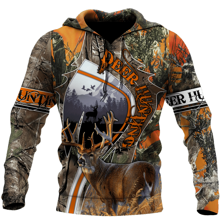 Camo Deer Hunting 3D All Over Print | Hoodie | Unisex | Full Size | Adult | Colorful | HT3390