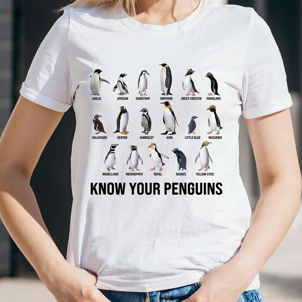 Penguin Know Your Penguins Thaz2610005Z Light Classic T Shirt