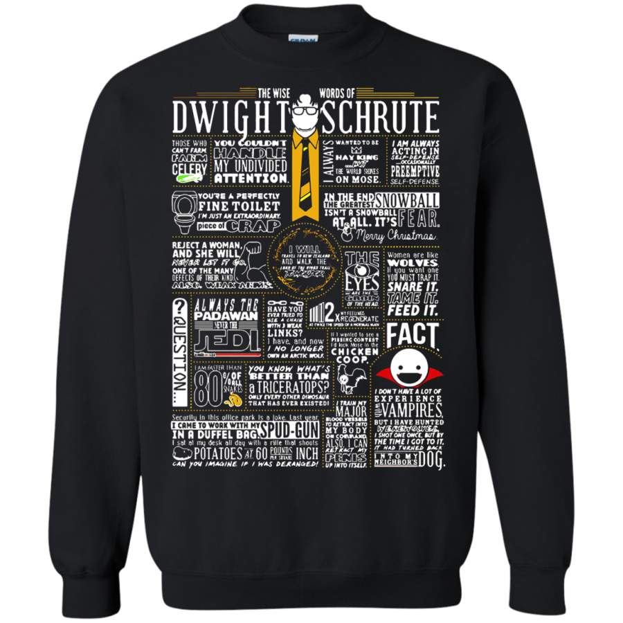 AGR The Wise Words Of Dwight Schrute – The Office Sweatshirt