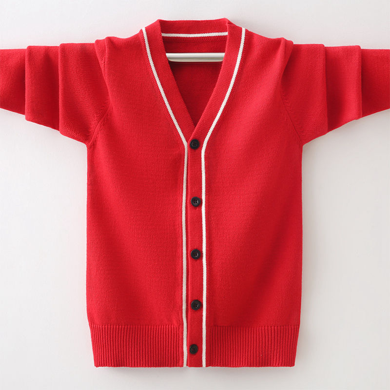 Toddler Sweater for Kids Boys Fashion Knitted Cardigans Cotton Long Sleeve Outerwear Jackets for Teenagers Knit Clothes Tops alx