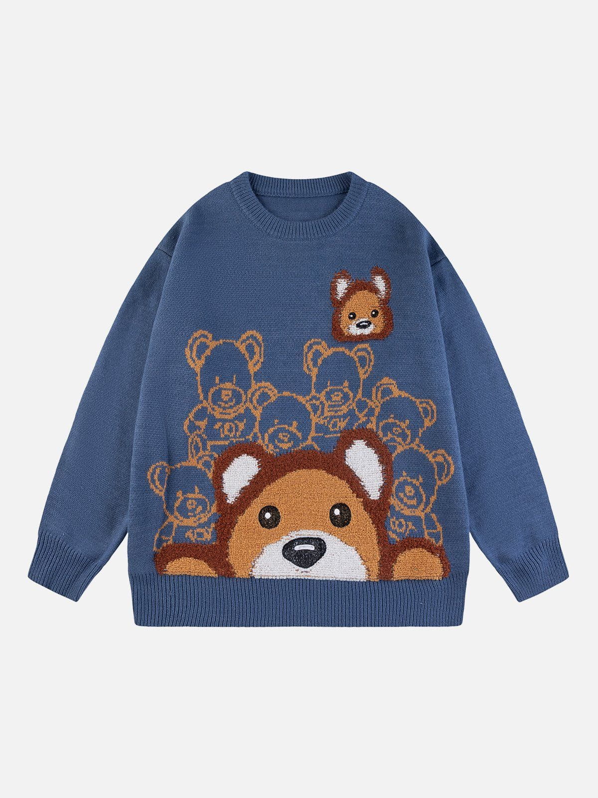 Talishko™ – Flocked Bear Sweater