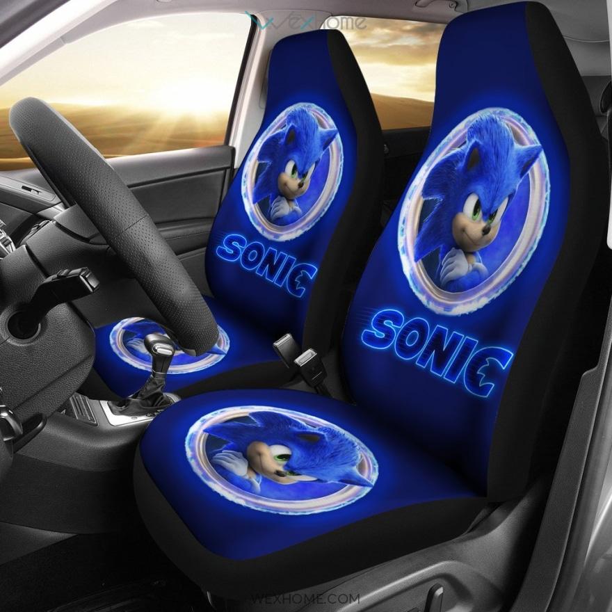 Sonic Car Seat Covers Sonic The Hedgehog Movie Best Car Decor 2021