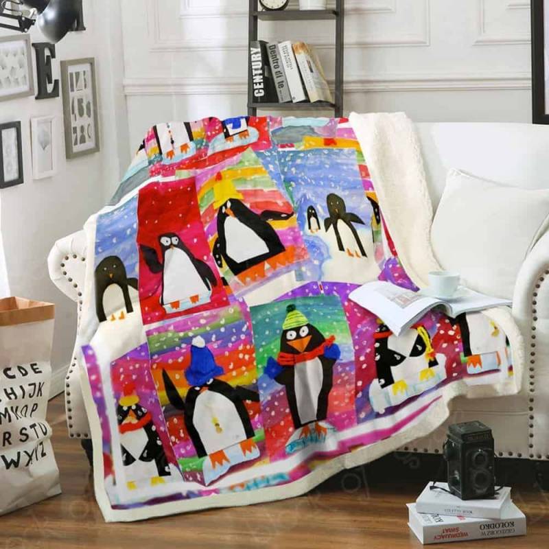 Color Penguin JH1322 Fleece Blanket