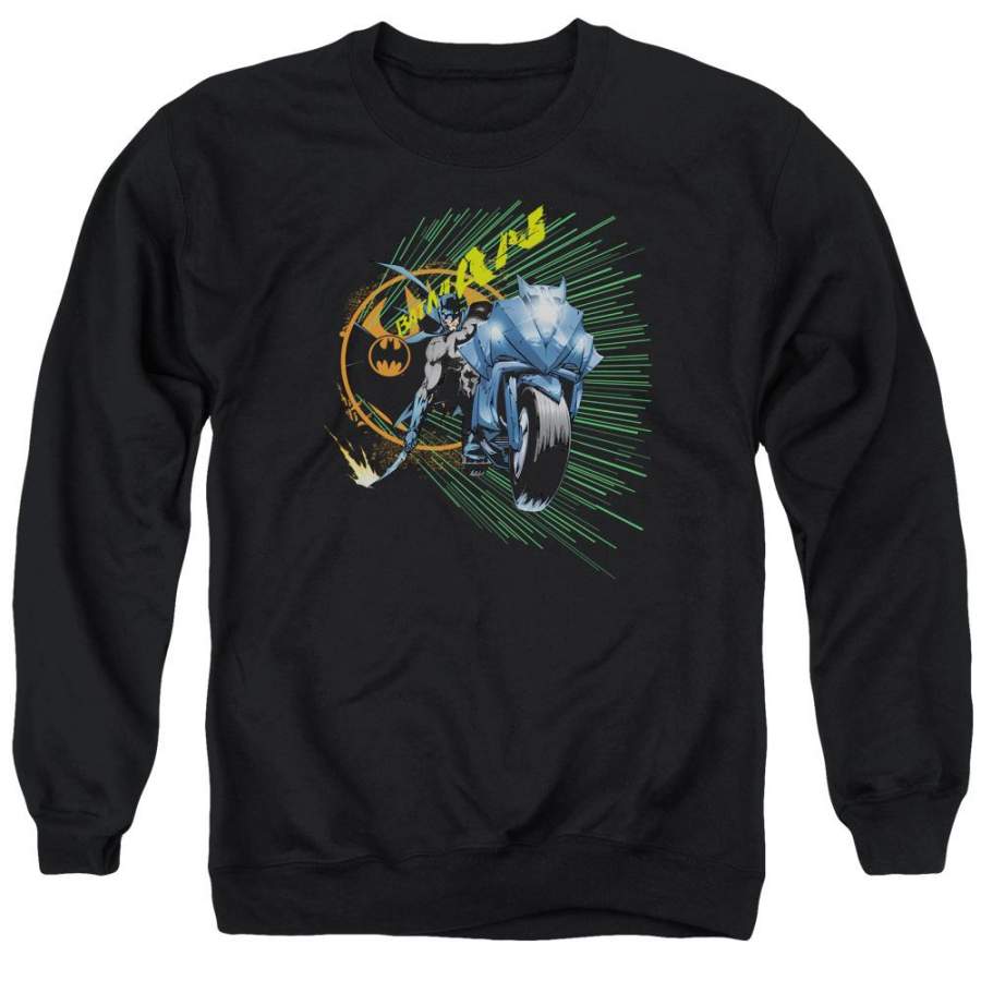 Batman – Batcycle Adult Crewneck Sweatshirt