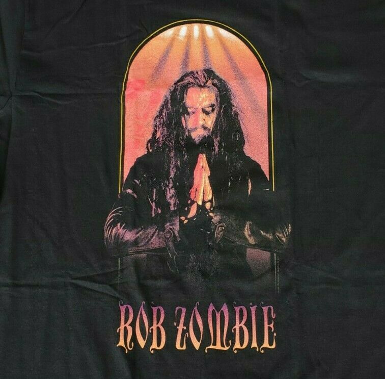 Vintage Rob Zombie Band Shirt Large Satan Co Pilot 1998 Winterland