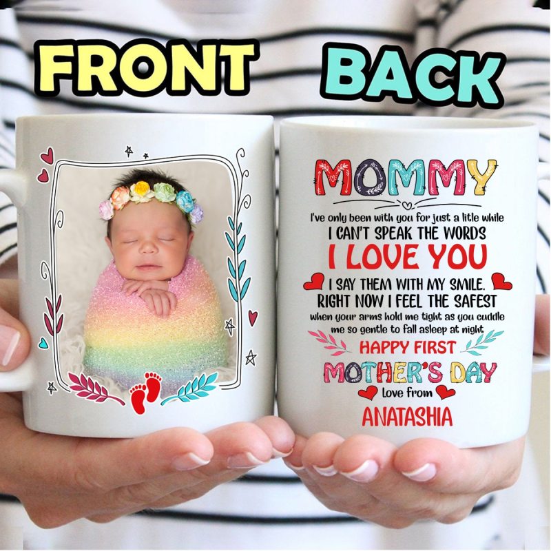 Personalized I Love You Mommy Mug Gift For New Mom