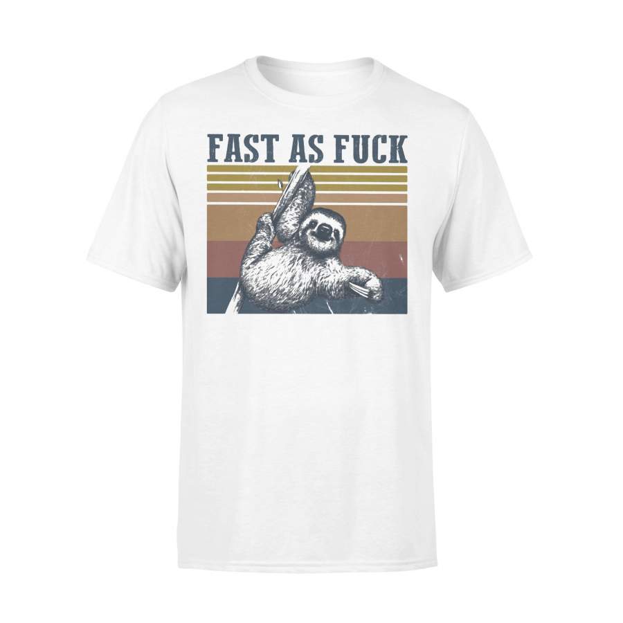 Sloth Fast As Fuck Vintage T-shirt