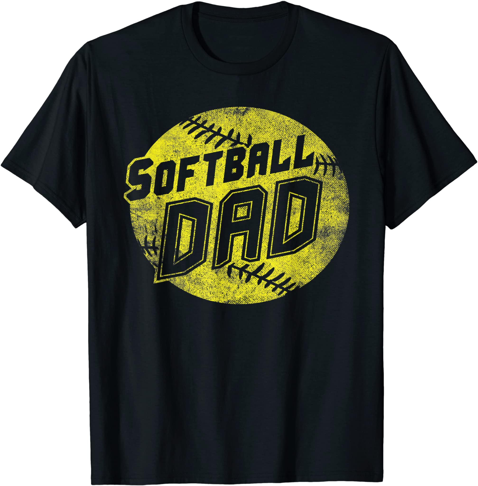 Mens Softball Dad Shirt Fastpitch Father’s Day