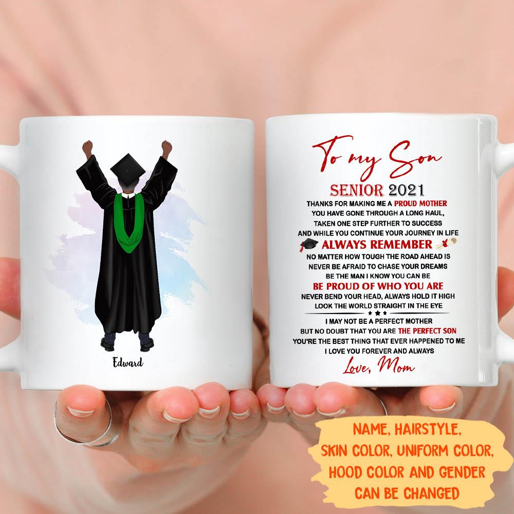 The Perfect Senior – Personalized Custom Coffee Mug – Senior 2021 Gifts For Son/ Daughter