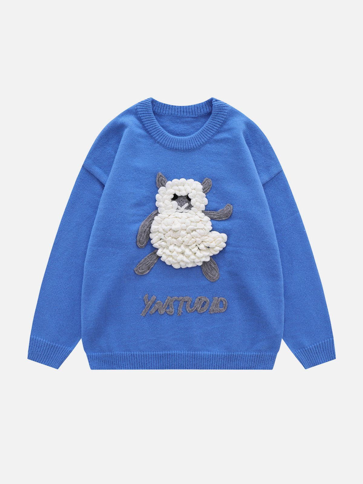 Talishko™ – Plush Lamb Print Sweater